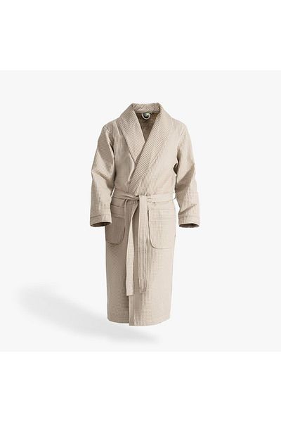 Green Black Ανδρικό μπουρνούζι Afra Beige Pique