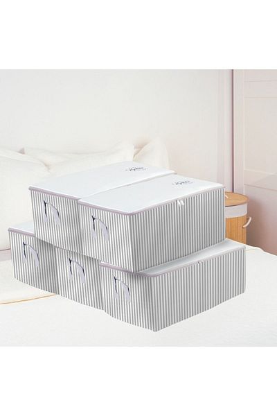 Textile sweet Medium Size 5-Piece Sweater Under Base Organizer - Storage 52x28x21