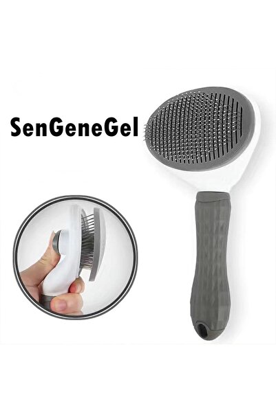 sengenegel فرشاة أوتوماتيكية للحيوانات الأليفة - مشط لتجميع شعر القطط والكلاب