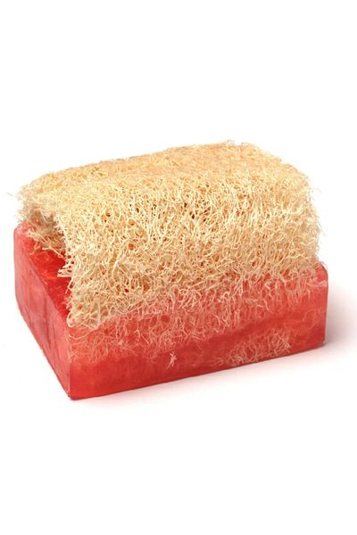 Selvi Han Natural Pumpkin - 100% Fiber Rose Soap