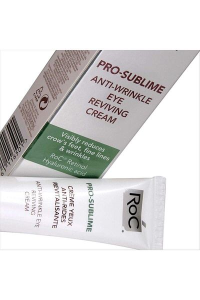 Roc Pro Sublime Anti-Wrinkle Eye Contour Cream 15 ml Easily Absorbed Formula for All Skin Types