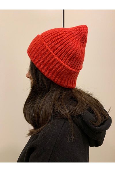byebruketenci Luxury Red Wool Beret - New Year