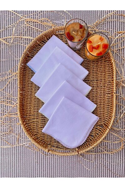 tinitins Organik Pamuk Erkek Bebek Ağız Silme Mendili 10 Lu Bebek Mendil