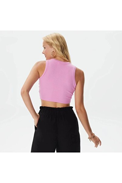 ONLY 15282771 - Fitted Fabric Crop Bodysuit, 0 Collar Sleeveless