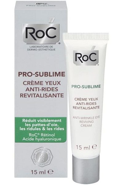 Roc Pro Sublime Anti-Wrinkle Eye Contour Cream 15 ml Easily Absorbed Formula for All Skin Types