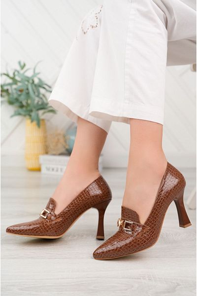 SUİNS SHOES Heather Дамски обувки на ток Обувки с високи токчета V-катарама Стилетто вечерна рокля