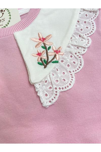 tunays shopping Lace Collar Super Quality Sweatshirt