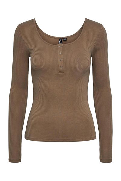 Org Marka Store PIECES17101437 LONG SLEEVE T-SHIRT WITH U NECK ON CITCIT