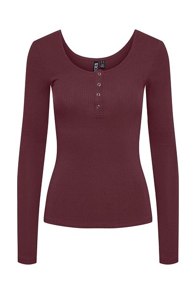 Org Marka Store PIECES17101437 LONG SLEEVE T-SHIRT WITH U NECK ON CITCIT