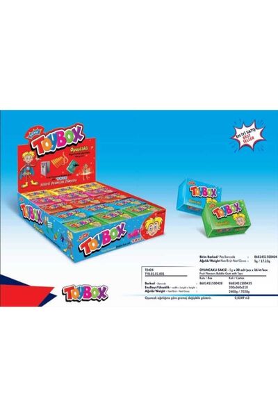 Toybox Oyuncaklı Sakız 30 Lu