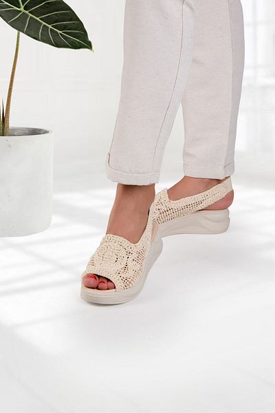 SUİNS SHOES Suins Mandy Tricotaj pentru Damă Sandale împletite