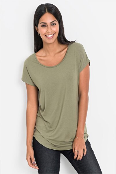 Org Marka Store Bodyflirt Φαρδύ γιακά Μίνι Μανίκι Πλάτη V Δαντέλα