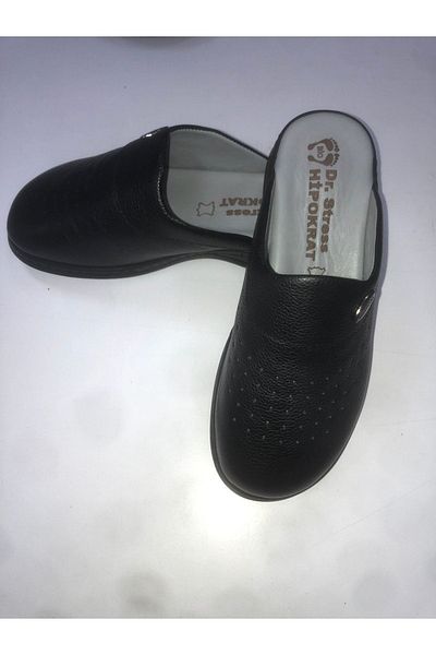 BİO HİPOKRAT Dr. Stress Hippocrat Sabo Orthopedic Leather Slippers