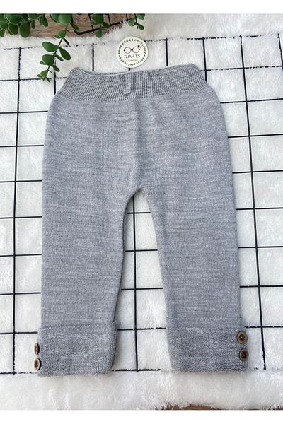tunays shopping Unisex Thick Winter Elastic Waist Knitwear Trousers with Towel Inside