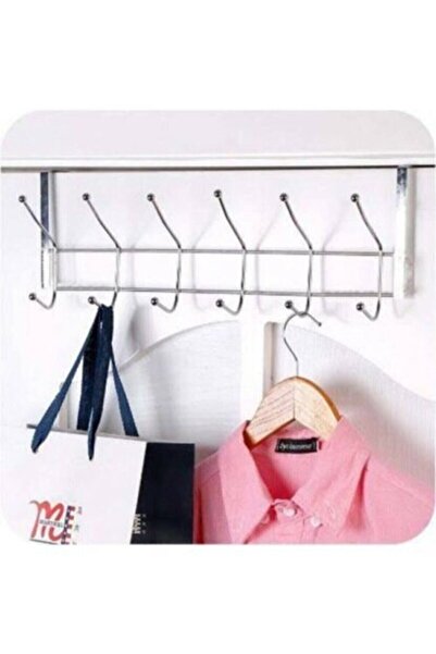 Genel Markalar Kapı Arkası Askılık 12'li,krom Askı,amerikan Kapı Askılığı Td