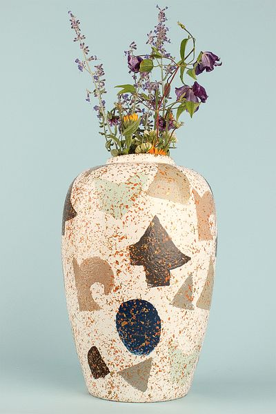 Hmydesign Courir Handmade Ceramic Patterned Vase