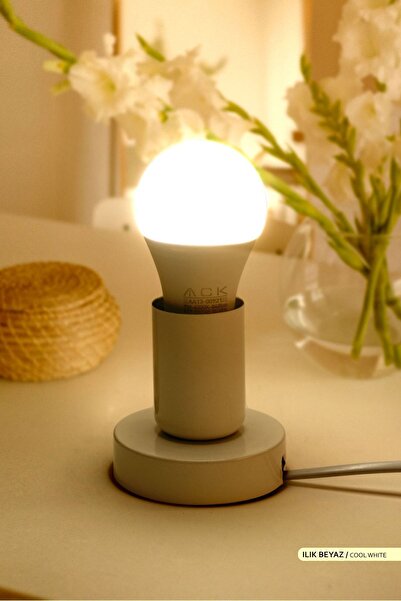 ACK 9w 10'lu Paket A60 Led Ampul 4000k Ilık Beyaz 840lm E27