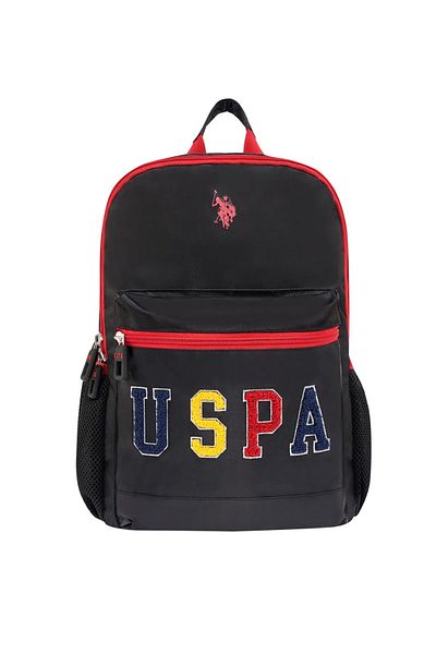 U.S. Polo Assn. Us Polo Assn. Plcan24273 - Black and Red School Backpack