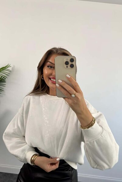 DUSOHOME Special series top gauzy sweat leafy design sweat