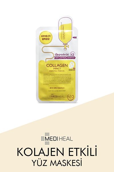 Mediheal Collagen Impact Essential Mask Ex - Face Care Moisturizing Mask with Collagen Content