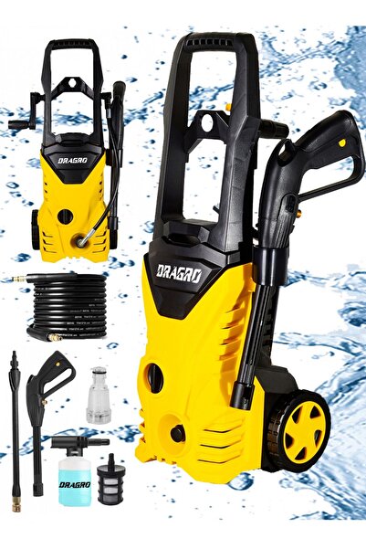 Dragro Alman Daflong Serisi Yüksek Basınçlı 180 Bar Musluk Ve Kovadan Su Çekme Bahçe Oto Yıkama Makinesi