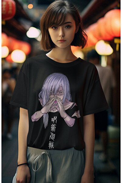 Fuddy Moda Ogromna Jujutsu Kaisen Mahito majica, unisex anime majica sa print...