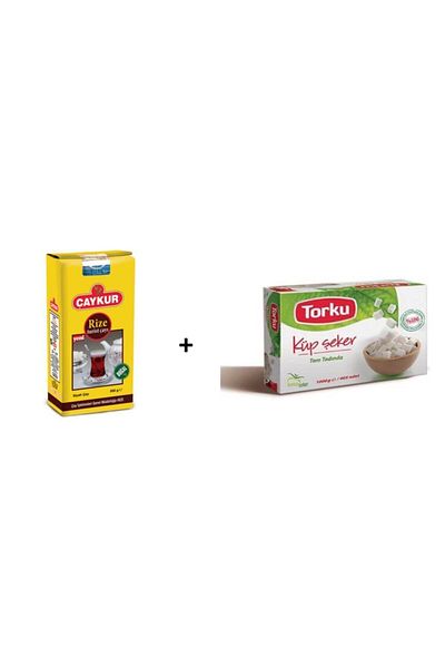 Çaykur Rize 500 Gr + Torku Cube Sugar 405 Pieces 1 Kg