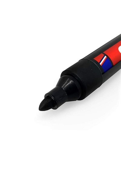 Edding 300 Black Permanent Marker Box Pen Round Tip Indelible