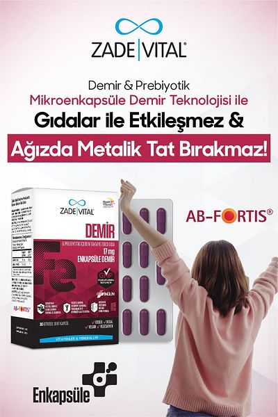 Zade Vital 30 Capsules Iron Iron