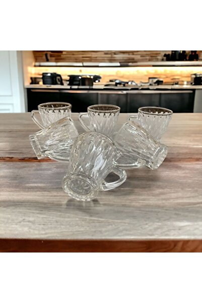 GALAXY GLASS YANPA TİCARET GALAXY GLASS ASFAHAN MUG 6 LI KULPLU BARDAK