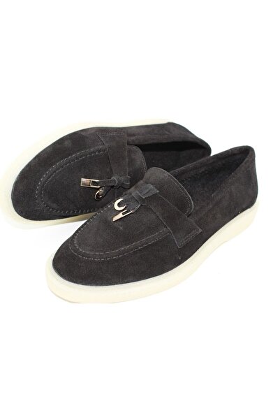 a ayak&kabım official Winter Women's Shoes - Genuine Leather, Black Suede Fel...