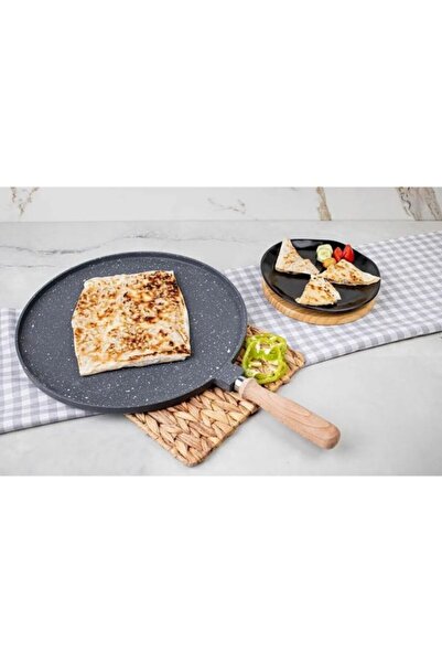 LENDSTAR Döküm Gözleme Tavası çift taraflı tak çıkart kulp fırnda kullanım