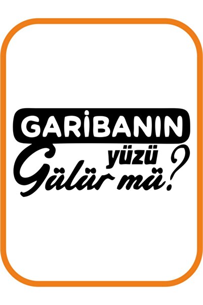 EYBA STİCKER Gariban Face Laughing Black Auto Sticker - 20x10 Cm