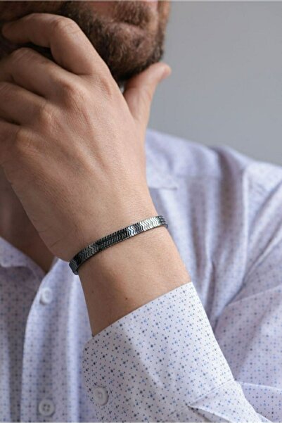 YamanUslu Aksesuar Füme Renk Hematit Taşı Doğaltaş Bileklik