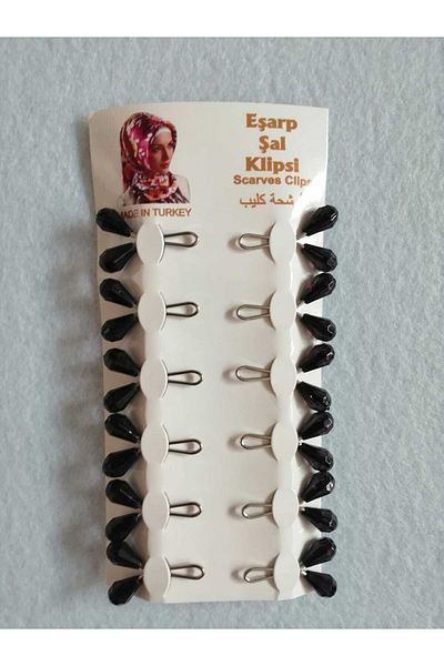 Nazarone Scarf Shawl Clip (1 Card = 12 Pieces)