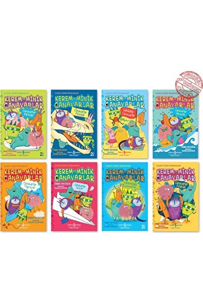 TÜRKİYE İŞ BANKASI KÜLTÜR YAYINLARI Iş Bankası Kerem ile Minik Canavarlar Set...