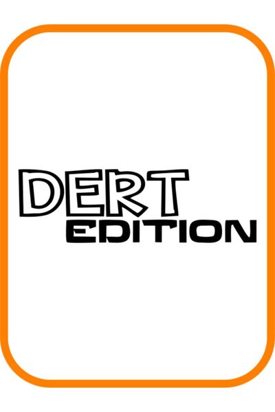 EYBA STİCKER ملصق سيارة Black Dert Edition - ملصق محرك 25x8 سم
