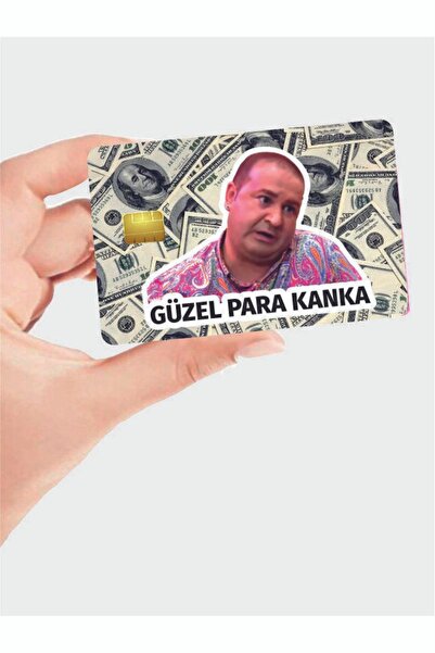 Genel Markalar Kolpaçino Özgür -güzel Para Kanka Tasarımlı Kredi Kartı Kaplam...