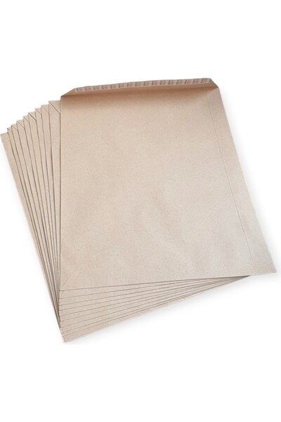 Polin Plicuri din țesătură Kraft A4 - 26cm x 35cm, 10 bucăți