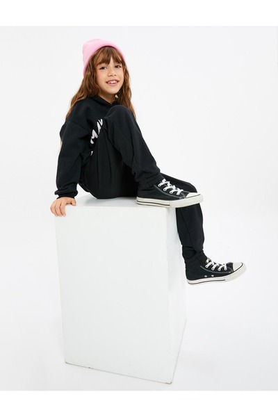 Koton Φούτερ για κορίτσια με τσέπες - Ελαστική μέση