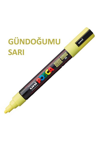 Uni Posca Yellow Marker - Sunrise Pc-3M (0.9-1.3mm)
