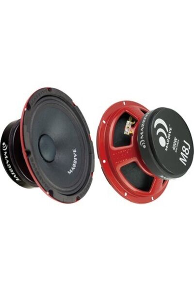 Massive Ms-m8j 20 Cm Çifti 800 Watt Profesyonel Midrange Xv Sound