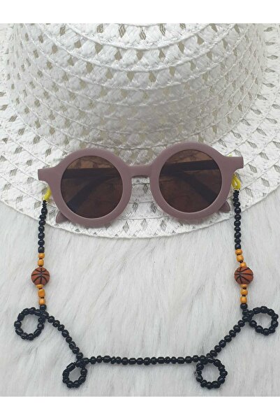 HAPPY HANDMADE سلسلة ..... 🏀 سلسلة نظارات للفتيات مع شكل كرة السلة/سلسلة ريا...