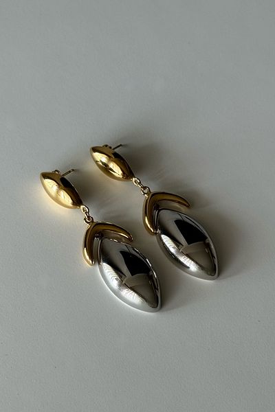 Beca Atelier 316l Mixed Metals Steel Earrings