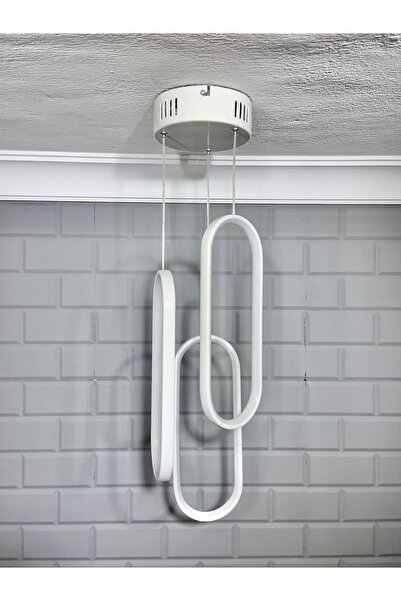 NİVO LİNA MODERN SARKIT LED AVİZE, SİYAH GÖVDE, 3 RENKLİ IŞIK