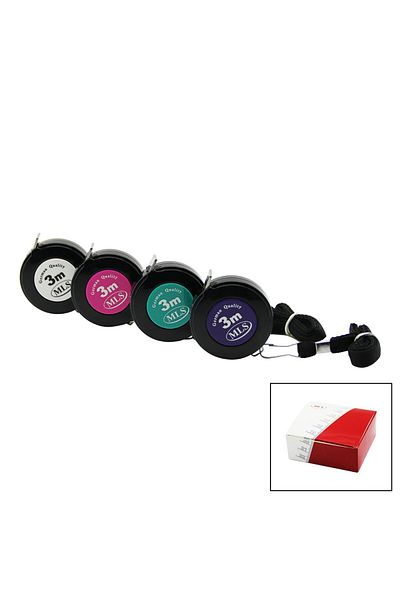 Go İthalat Automatic - Braked 3Mt Mezro Tape Measure Neck Strap String (3731)