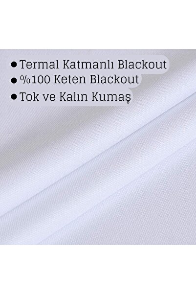 Pyramid Home Linen Rustic White Blackout Eyelet - Thermal Layer Blackout Sunshade