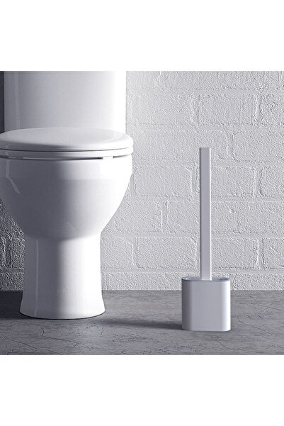 BLUE SİDE فرشاة تنظيف سيليكون للمرحاض مع وعاء فرشاة سيليكون للمرحاض