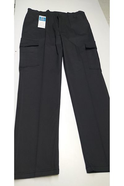 BeyzDenim Βαμβακερό παντελόνι Lycra σε μεγάλο μέγεθος σε σκούρο γκρι