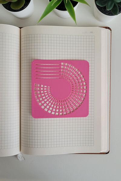 Karmelom Studio Bullet Journal Habit Circle Template Ruler